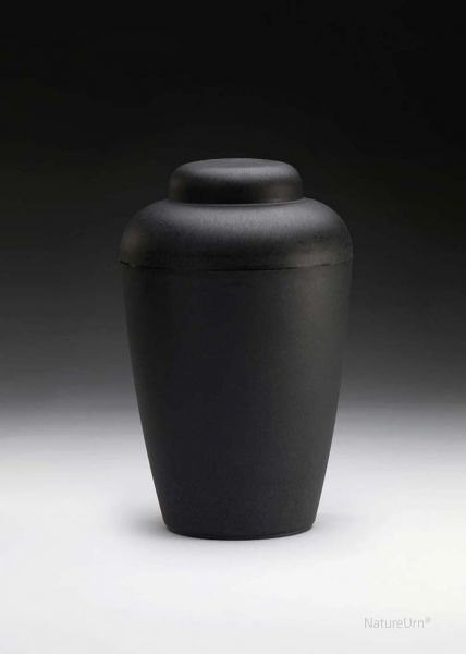 NatureUrn biodegradable urn in Black