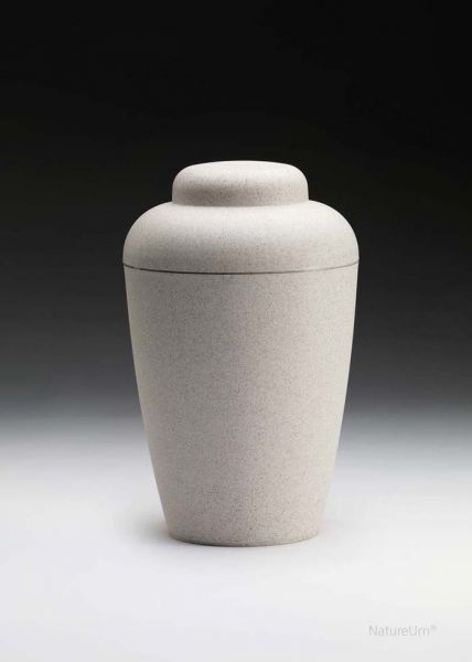 NatureUrn biodegradable urn in White